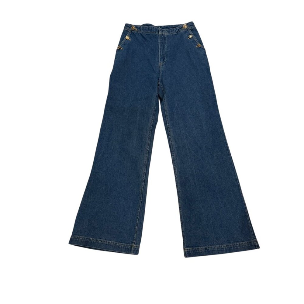 NWT Minnie Majorette Disney Limited Edition High Rise Wide-Leg Jeans-10 28 Macys - Picture 10 of 16